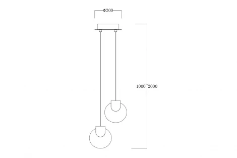 Подвесной светильник Garda Decor 162FL-62022