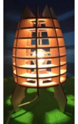 Интерьерная настольная лампа Day&Night Ракета S0210