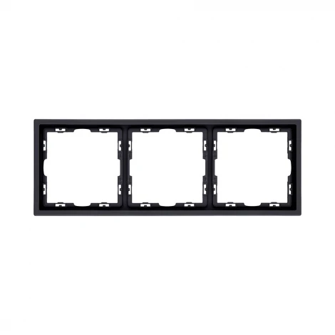 Рамка 3-постовая черный матовый Kollinger Eclipse EC3BK