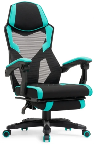 Компьютерное кресло Woodville Brun tiffany / black 15400