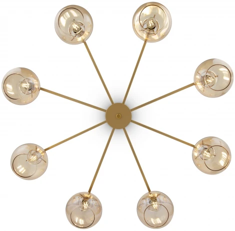 Люстра потолочная на штанге Circle FR5183PL-08G