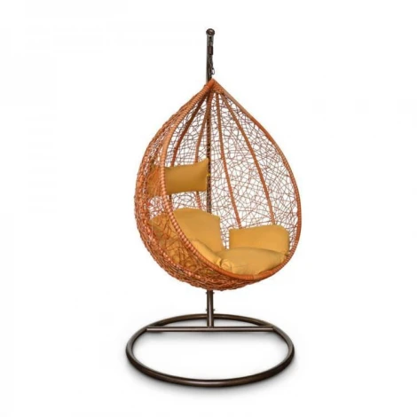Подвесное кресло яйцо KM 0001 из ротанга малое