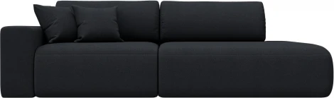 Диван прямой Лига-036 НПБ Модерн подлокотник слева Лига Диванов (Замша) арт.127718L