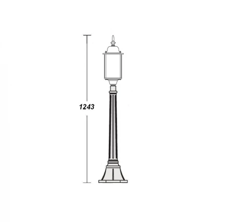 Наземный фонарь Oasis Light Dublin 64707