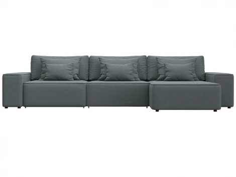 Диван угловой Лига-074 угол универсальный (ДСП/Пластик/Рогожка/Серый) Лига Диванов 129857