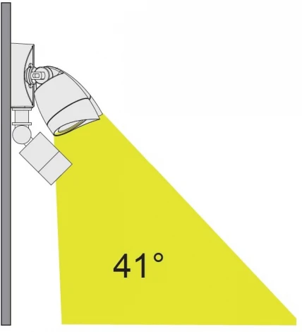 Прожектор уличный светодиодный с датчиком движения Oasis Light TUBE LED W6219A-PiR Bl (220V, IP54)
