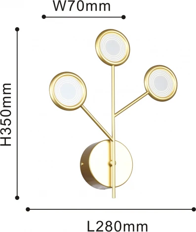 Настенный светильник F-Promo Mugs 4253-3W (LED, 220V)