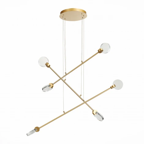 Подвесной светильник ST Luce Montecelio SL6104.203.06 (LED, 220V, хрусталь, на тросе)