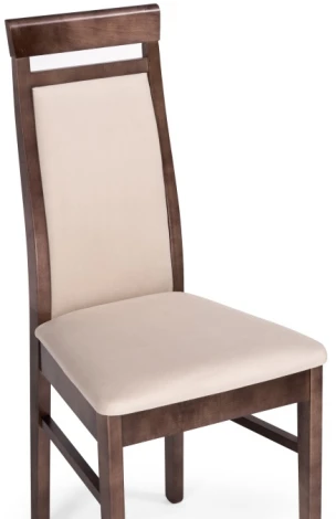 Деревянный стул Woodville Амиата бежевый / орех 528937