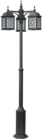 Наземный фонарь IP44 Oasis Light LONDON L 64810LB/K/09 DOWN Bl (220V, фонарь)