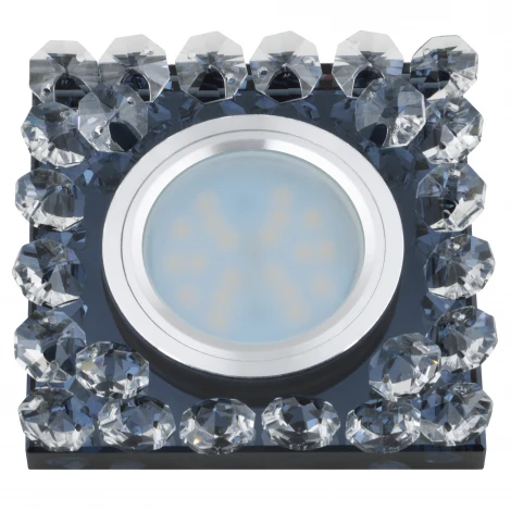 Встраиваемый точечный светильник Fametto Luciole DLS-L131 GU5.3 CHROME/BLACK (220V)