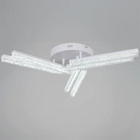 Потолочная люстра светодиодная на штанге с регулировкой цветовой температуры, яркости и ночным режимом Reluce 58290-0.3-06 WH