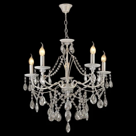 Подвесная люстра Reluce 03238-0.4-05 (220V, на цепи, подсвечник, свеча)