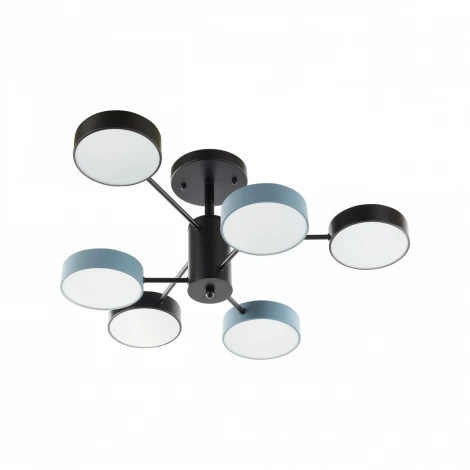 Потолочная люстра на штанге Arte Milano Ferrara 250906/6B Bk/Gr (LED, 220V, круглые)
