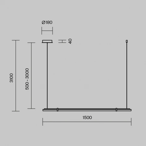 Подвесной светильник Maytoni Plume MOD340PL-L28BS3K (LED, 220V, на проводе)