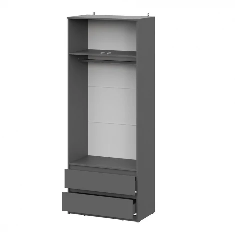 Шкаф Арника для одежды и белья Денвер, графит