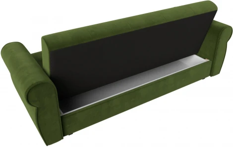 Диван-книжка Лига-019 (Зеленый/Микровельвет) Лига Диванов арт.118355