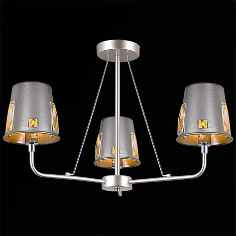 Потолочная люстра на штанге ILLUMICO IL9407-3PSQ-29 CHS CR (220V)