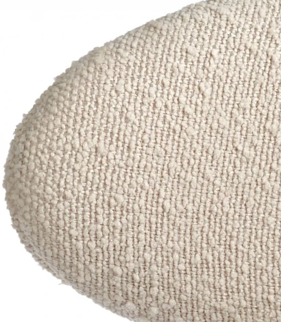 Стул полубарный Lucas латте букле с ножками цвета орех Bradexhome арт.RF 0549