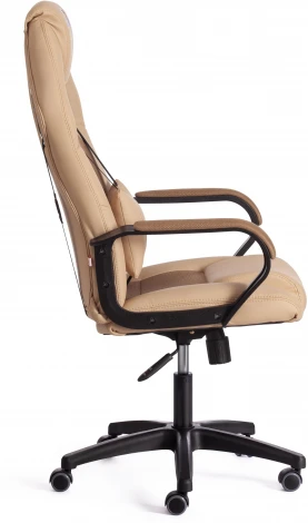 Кресло DRIVER (22) (Искусственная кожа,Ткань /Бежевый,Бронзовый)