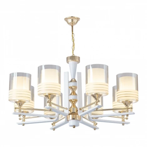 Подвесная люстра Arte Milano Florentia-6087 306087/8 Wh/Gd (220V, на цепи)