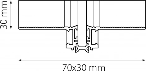 Соединитель L-образный встраиваемый Lightstar Linea 506257