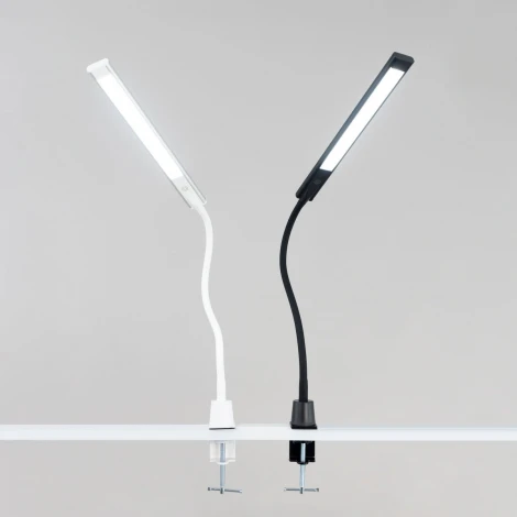 Настольная лампа гибкая на струбцине Рио CL803091N Citilux (регулировка яркости, LED, сенсорный выключатель)