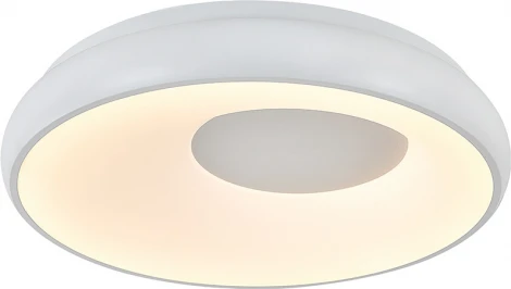 Потолочный светильник круглый (14016/1С White) Indigo Cratere V000152L (регулировка яркости, LED, 220V, пульт управления, круглые)