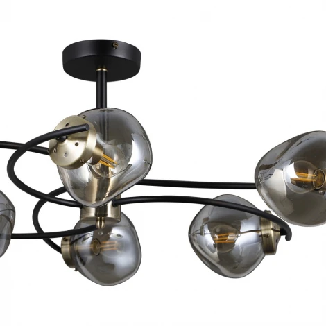 Потолочная люстра Seven Fires Dare SF4005/6C-BK-AB