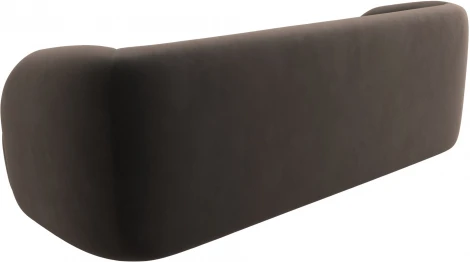 Диван прямой Лига-041 (Коричневый/Велюр) Лига Диванов арт.122202