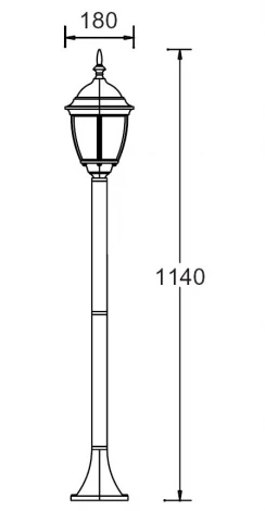 Наземный фонарь Oasis Light Arsenal S Bg 91206