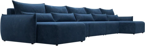 Диван п-образный Лига-051 НПБ МегаЛонг Лига Диванов (Велюр) арт.128746