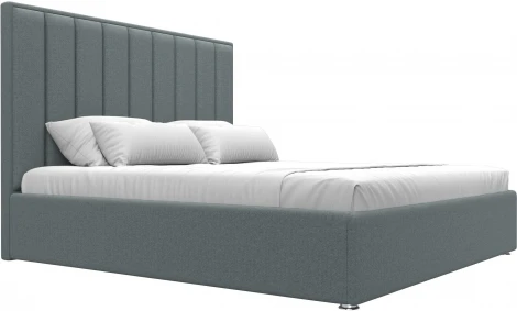 Кровать интерьерная Афродита 180 (Серый/Рогожка) Лига Диванов арт.123057