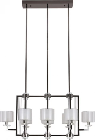 Потолочная люстра на штанге Newport 4400 4408/S black glossy (220V)