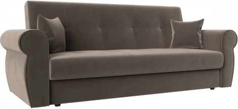 Диван-книжка Лига-019 (Коричневый/Велюр) Лига Диванов арт.118341