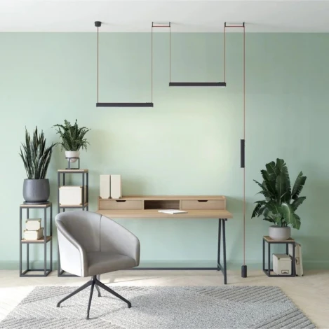 Трековый светильник 48V Denkirs Belty Linear DK5575-BK (LED)