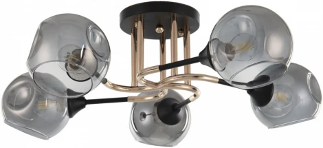 Потолочная люстра на штанге Arte Milano AMALFI 328419/5 FG+BK (220V)
