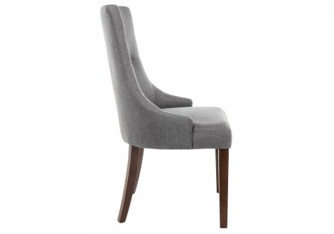 Обеденный стул Woodville Elegance dark walnut / fabric grey 11026