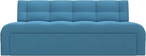 Диван кухонный прямой Люксор (Голубой/Рогожка) Лига Диванов арт.123865