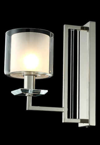 Бра Crystal Lux Nicolas AP1 NICKEL/WHITE (220V)