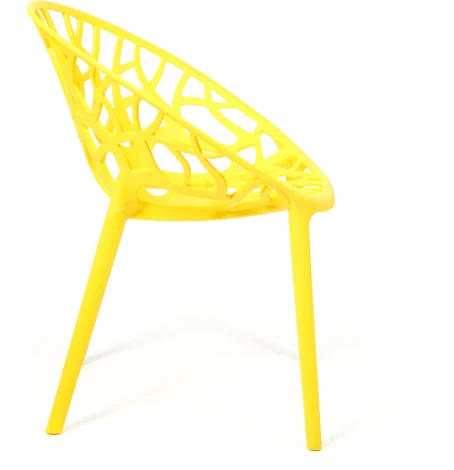 Стул BUSH (mod. 017) / 1 шт. в упаковке (Пластик /Желтый)