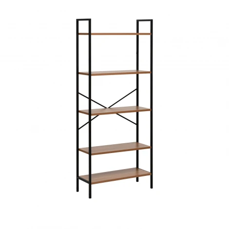 Стеллаж Leset Стилвуд 25 широкий, 5 полок 4687207095471 Металл, Черный