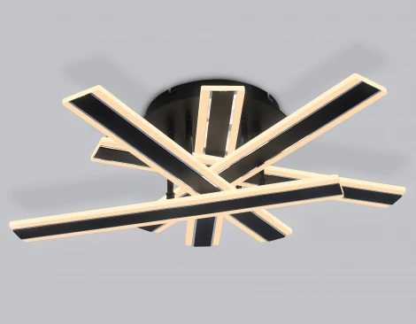 Потолочный светодиодный светильник с пультом Ambrella Acrylica Original FA8906 (регулировка яркости, 220V, умный дом - Smart Life, круглые)