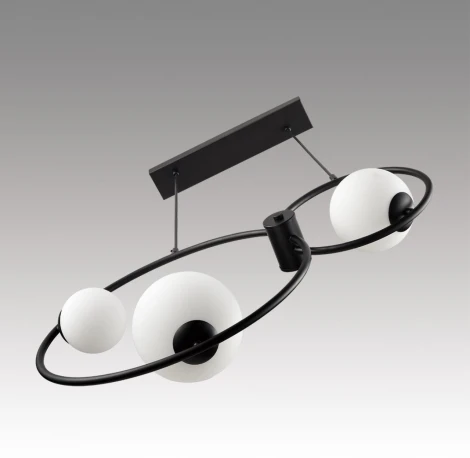 Подвесной светильник Lumion Ornato 8035/3 8035/3 черный/белый, металл/стекло G9 3*35W 220V (на проводе, шарики)