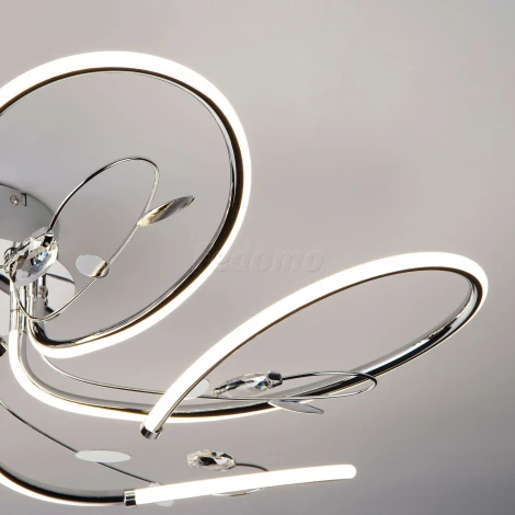 Потолочная люстра Eurosvet Venzel 90082/6 хром 90W (LED, 220V)