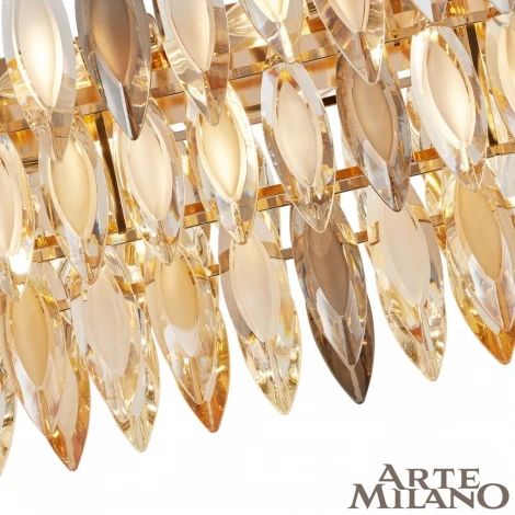 Подвесная люстра Arte Milano 99486.W900.L350.H380.E14.12 G (220V, на цепи)