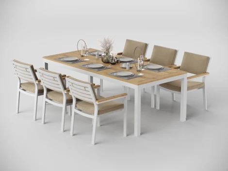 Обеденные группы Gardenini Premium Bella DPBLL.020222.C4