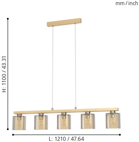 Подвесной светильник Eglo Castralvo 98592