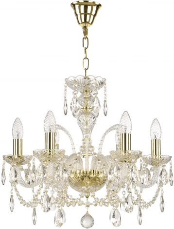 Подвесная люстра Art Classic 11.05 11.05.6.165.Gd.Sp (220V, на цепи, подсвечник, свеча)