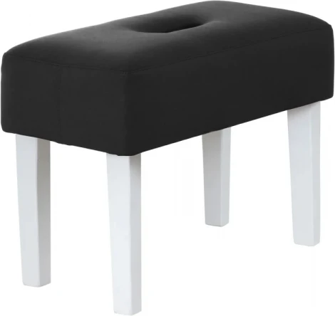 Табурет мягкий Handy ОГОГО (арт.653720), (Ткань,Экокожа/Черный)